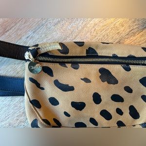Clare V. Pablo Cat print Fanny Pack
